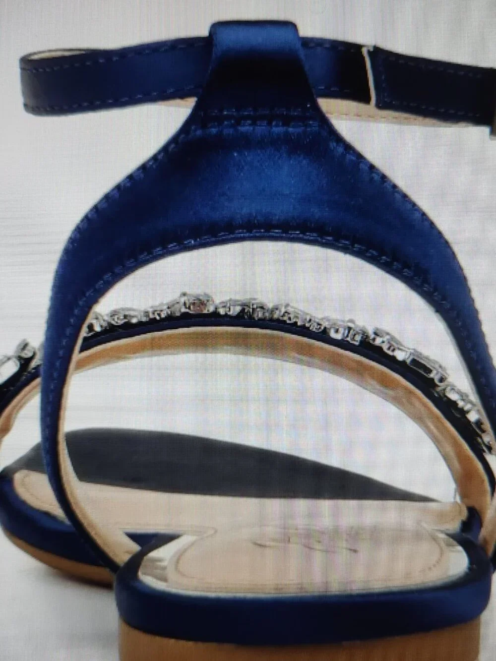 Jewel Badgley Mischka Navy Satin 